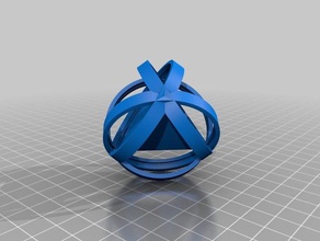 Dreh-Tetraeders Mathe-Kunst jonglieren 3d print model - Mito3D