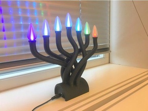 decorazione di natale arredamento il candeliere le luci ornamento colore cambiamento fai da te led luce a 3d print model - Mito3D