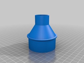 il mio personalizzato tubo di aspirazione adattatore 225 125 parti su misura 3d print model - Mito3D