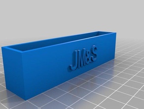 meu personalizada básica do negócio titular cartão office personalizado 3d print model - Mito3D