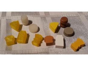 beni pezzi clan caledonia giochi gioco da tavolo 3d print model - Mito3D