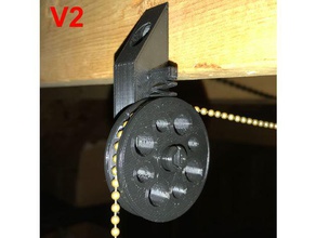 pull-chain pulley replacement parts 3d print model - Mito3D