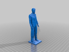 hanny people man miniature person suit 3d print model - Mito3D