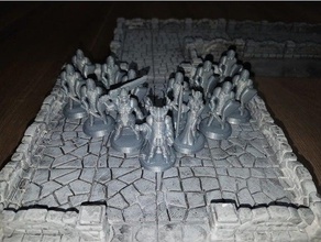 warhammer quest 1995 chaos warrior proxies games boardgame dungeon miniature wargaming fantasy 3d print model - Mito3D