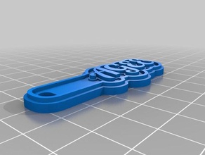 agee keychains customized 3d print model - Mito3D