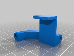 extended filament guide monoprice mini delta 3d printer parts 3d print model - Mito3D