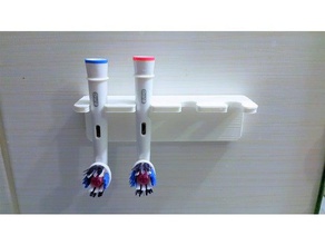 oral b toothbrush holder bathroom 3d print model - Mito3D