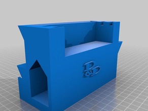 dm caixa de d&d outros jogos em duas partes 3d print model - Mito3D