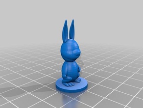 croque carotte La impresión en 3d lapin el conejo 3d print model - Mito3D