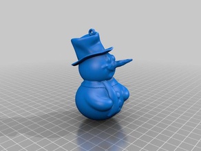 bonhomme de neige-vk L'impression 3d 3d print model - Mito3D