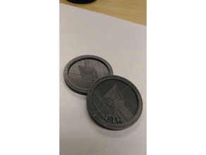 Astraleums Münze Requisiten bitcoin crypto kryptogeld Währung des litecoin 3d print model - Mito3D