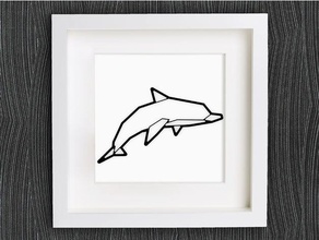 özelleştirilebilir origami Yunus hayvanlar hayvan dirsek özelleştirilmiş customizer dekor dekorasyon dekoratif günde 3 defa yunuslar küpe geometrik homedecor ev dekorasyonu Ev Dekorasyon takı lowpoly poly düşük memeli kolye yüzük s ugetier deniz yaşamı duvar watertank 3d print model - Mito3D