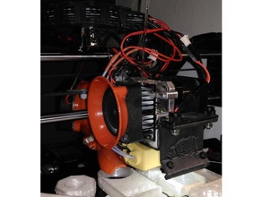 corto 40mm fan de trompeta La impresión en 3d duplicador i3 ventilador la chimenea conducto del wanhao 3d print model - Mito3D