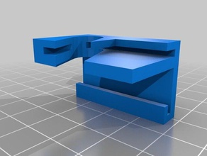 my customized monoprice mp select mini 3d printer glass bed clips fl accessories 3d print model - Mito3D