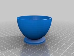 t-taza La impresión en 3d de la copa primer lugar taza té 3d print model - Mito3D