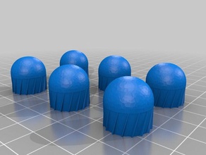 6 round paintball 3d print model - Mito3D