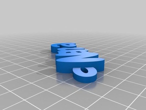 nana Schlüsselanhänger kundengebundene 3d print model - Mito3D