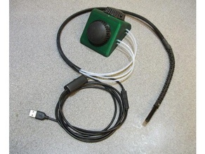 3d yönetilebilir boreskop GiB basılmıştır kamera endoskop gözetim 3d print model - Mito3D