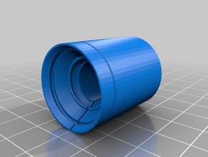 snap-together tube joint diy 3d print model - Mito3D