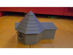 christmas house buildings & structures 3d print model - Mito3D