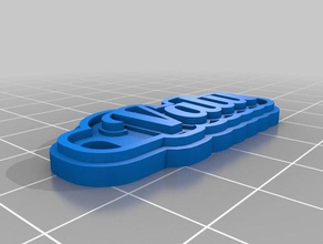 valu keychains customized 3d print model - Mito3D