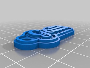 galit keychains customized 3d print model - Mito3D