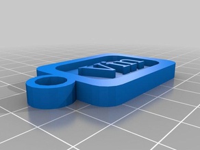 nametag vin keychains customized 3d print model - Mito3D