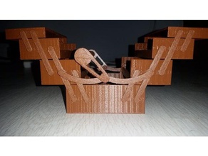 handle arms foldable tool box 3d printing toolbox 3d print model - Mito3D