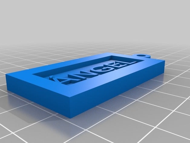 basic keychain accessories 3D print model - Mito3D