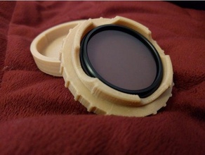 robuste lens case 46mm-Objektiv-filter Kamera 46mm Fall Objektiv-filter 3d print model - Mito3D