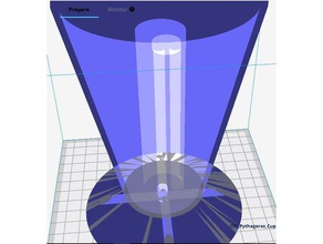 pythagoras cup greedy prank food & drink pranks pythagorean spill 3d print model - Mito3D