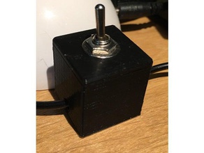 mini interrupteur à bascule cas de l'électronique 3d print model - Mito3D