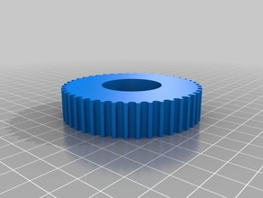 44 tooth gear - htd 5mm 3d printer parts customized 3d print model - Mito3D