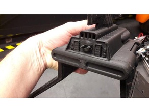 placa traseira marte barras de vigia veículos backplate saia em disparada 3d print model - Mito3D