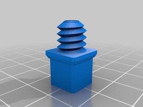 cabinet-stopper replacement parts 3d print model - Mito3D