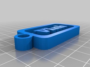 vinh nametag keychains customized 3d print model - Mito3D