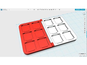 3ds-Spiel Patrone Kartenhalter video-Spiele 3ds die Beförderung new xl nintendo ds 3d print model - Mito3D
