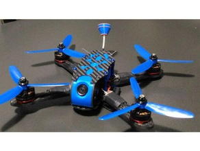 qkk nibbio fpv plastic components r c vehicles drone racer qkkframes 3d print model - Mito3D