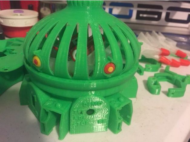 vorpal dual color circle inserts robotics 3D print model - Mito3D