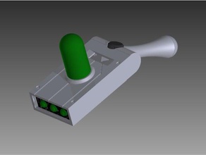 rick portal gun adereços 3d print model - Mito3D