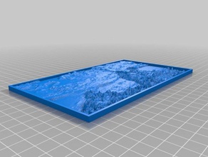 lithophane sahne 2d sanat özelleştirilmiş 3d print model - Mito3D
