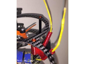 flexrc coruja impasse receptor de antena montagem r c veículos da drone frsky xsr 3d print model - Mito3D