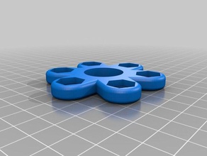 flower fidget spinner mechanical toys customized 3d print model - Mito3D