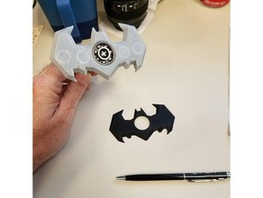 batarang fidget spinner giocattoli meccanici giocattolo 3d print model - Mito3D