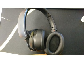 sony mdr 1000x bisagra soporte el audio corsé roto los auriculares mdr1000x de la reparación 3d print model - Mito3D