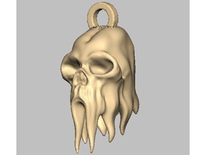 wookie skull car charm keychains star wars 3d print model - Mito3D