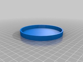 simple large plate kitchen & dining 3d print model - Mito3D