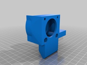 mk8 fan mount proximity 12mm 3d printing printer 40mm duct extruder 3d print model - Mito3D