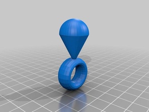 Eis ring Ringe 3d print model - Mito3D