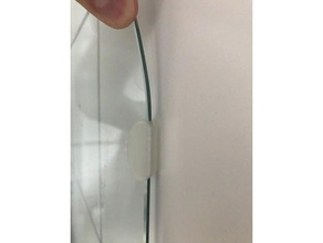 glassdoor protetor casa de banho porta borda vidro proteção 3d print model - Mito3D
